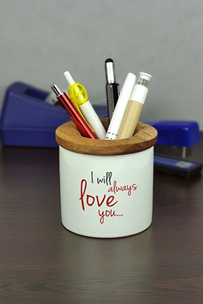 Hediyelen I Wil Always Love You Suport pentru stilou din ceramică