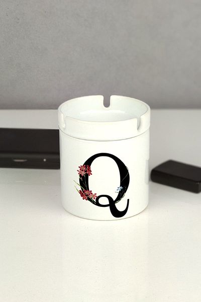Hediyelen Letter Q Unscented Ashtray