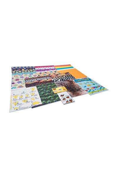 HAYAL Origami Kağıt Seti Karışık 100lü Paket - Hediyeli