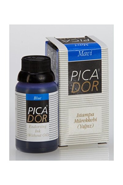 Picador Istampa Kaşe Mürekkebi 30cc Mavi