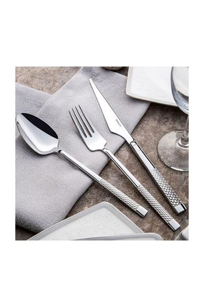Emsan Fork Spoon Knife Set 84 Pieces Side