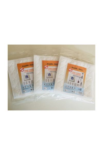 Arçelik S 4910 - 20 Pieces Vacuum Cleaner Compatible Synthetic Dust Bag