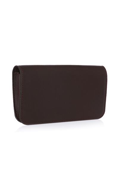 Ju Yaratıcı Tasarım Women's Wallet Faux Leather Brown
