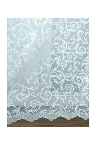 Esse Home Örme Desenli Tül Perde  250x250, Sık Pile, 1/3