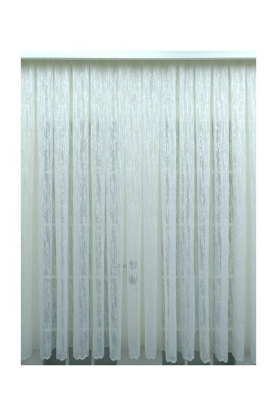 Esse Home Perdea din tul tricotat cu model, 100% originală, 500x250, pliuri r...