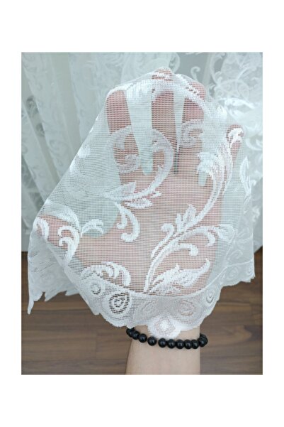 Esse Home Örme Desenli Tül Perde %100 Orjinal, 100x260, Normal Pile, 1/2.5