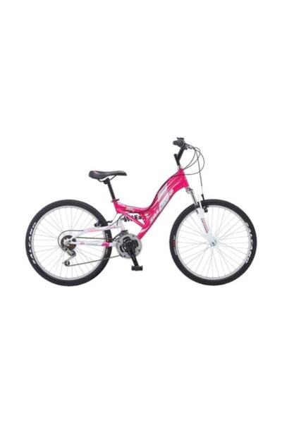 Salcano Helen 26 Jant (155-170 CM BOY) Çift Amortisörlü Kadın Bisikleti-pembe Beyaz