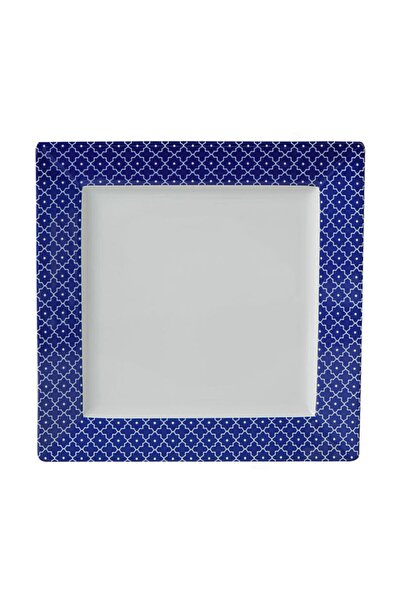 Porland Blue Passion Desen1 Düz Tabak 27cm