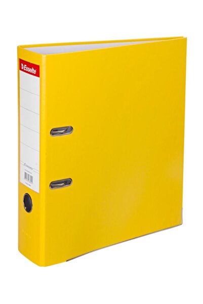 Esselte A4 Plastic Large Folder Archive File Yellow 3 Pieces