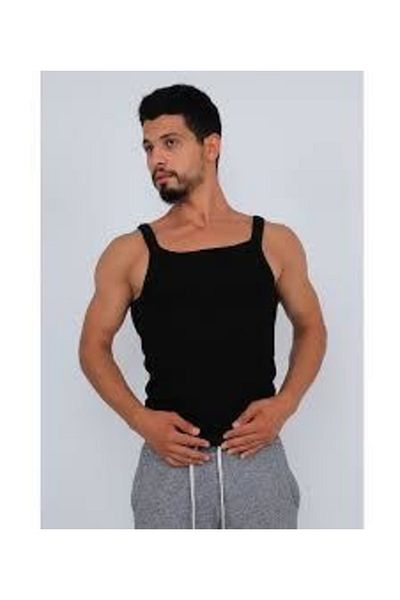 Berrak Pack of 3 Men's Camisole Undershirt 100% Cotton