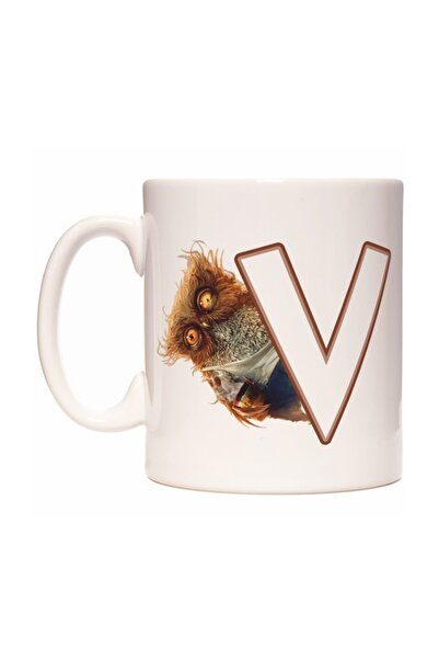 Rock'n Fox كوب قهوة بتصميم حرف V بدون نوم على شكل بومة رأسية