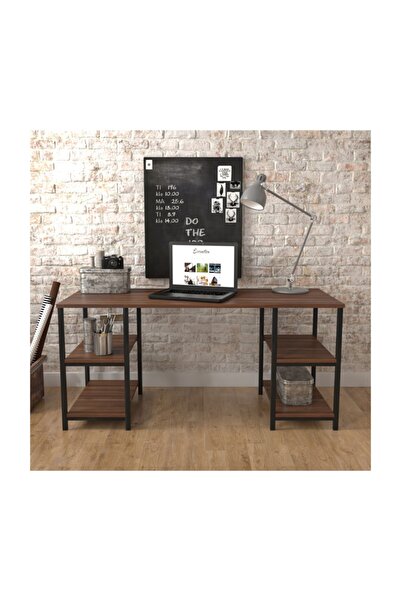 Wood House Lemontia Çalışma Masası - Ceviz