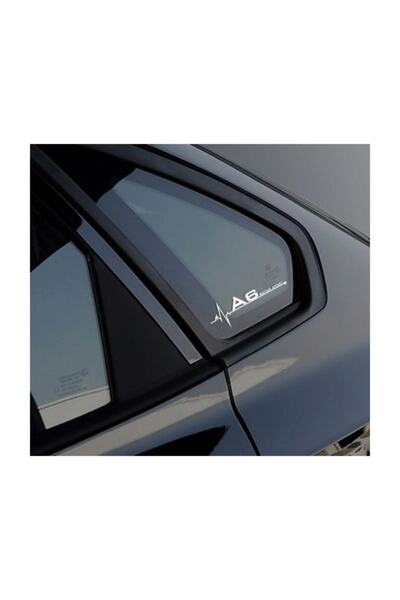 TSC Audi A6 Yan Cam Sticker Oto Kapı Çıkartma Aksesuar 20cmx7cm