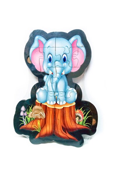 HAYAL Fil Şekilli Ahşap Puzzle Yapboz Yeni Ürün