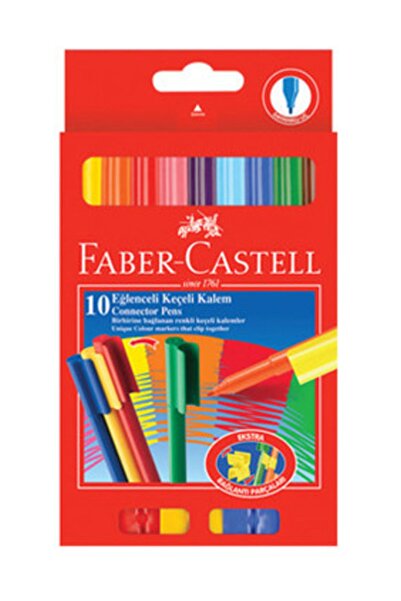Faber Castell مجموعة من 10 أقلام مرحة وملائمة
