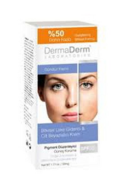 DermaDerm كريم نهاري عشبي بعامل حماية من الشمس +50 - 2 قطعة
