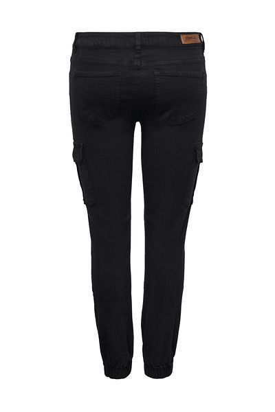 ONLY Schwarze Cargohose mit elastischem Bund für Damen 15170889 ONLMISSOURI