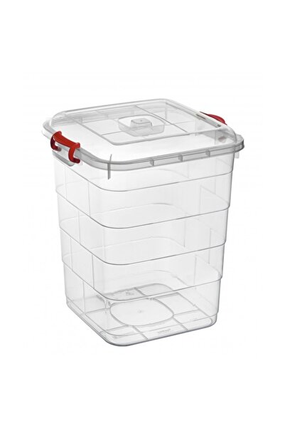 Bahat Gıda Bakliyat Saklama Kabı Kovası Şeffaf 55 litre