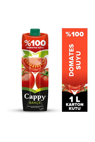 Cappy Bahçe %100 Domates Suyu Karton Kutu 1 L