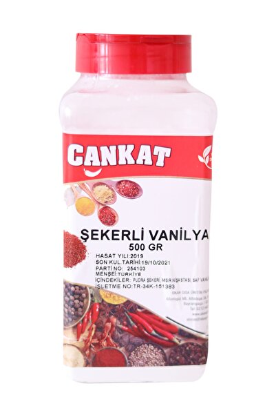 Şekerli Vanilya 500 gr (pet Kutu)