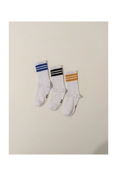 MEM SOCKS Κάλτσες με ρίγες 3 συσκευασιών