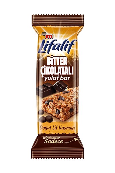 Eti Lifalif Bitter Çikolatalı Yulaf Bar 35 G