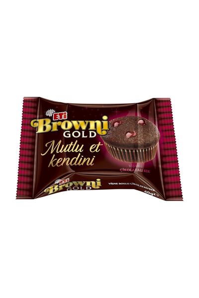 Eti Browni Gold Vişne Soslu Çikolatalı Kek 45G x 24 adet(1 kutu)