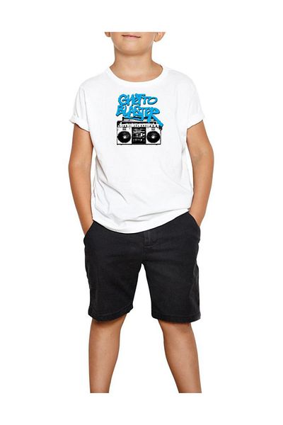 Z zepplin Tricou alb pentru copii Ghetto Blaster