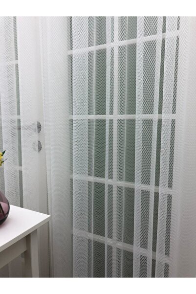 Esse Home Perdele din tul din dantelă cu model sportiv, 400x260, pliu normal,...