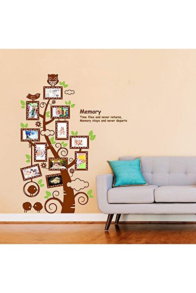 CRYSTAL KIDS Foto Albümlü Çerçeveli Ağaç Ev Dekorasyonu Duvar Dekoru Duvar St...