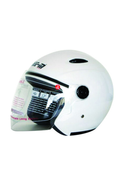 Free-M 601 Açık Kask Yarım Kask (beyaz) L