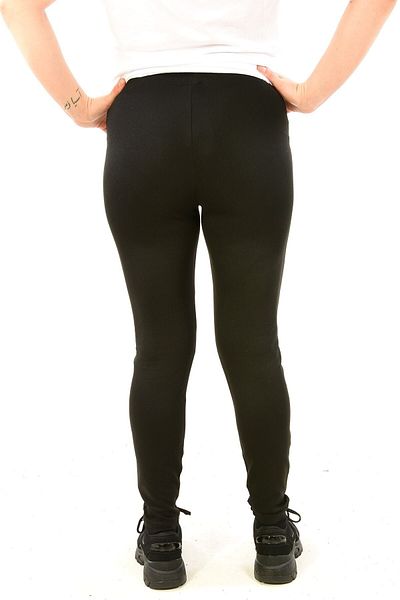 ModaPlaza Γυναικείο Μαύρο Καλσόν Plus Size 0707