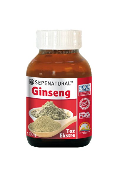 Sepe Natural Korean Ginseng Kore Ginseng Kök Ekstresi Toz 100 gr SEPE