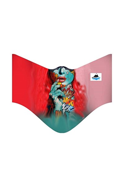 Tıklaalbeni Green Girl Kayak Maskesi Kadın Kar Maskesi Ss2060