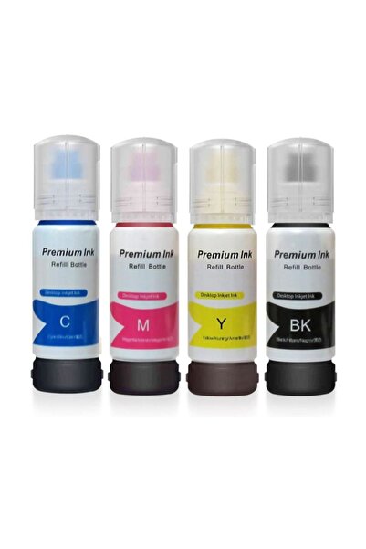 Premium® Epson Ecotank 103 Serisi 4 Renk Muadil Kartuş Seti C/m/y/k
