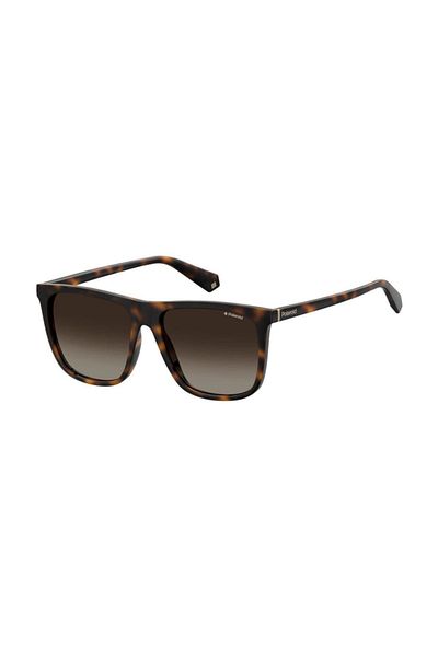Polaroid Men's Rectangular Sunglasses 716736215907