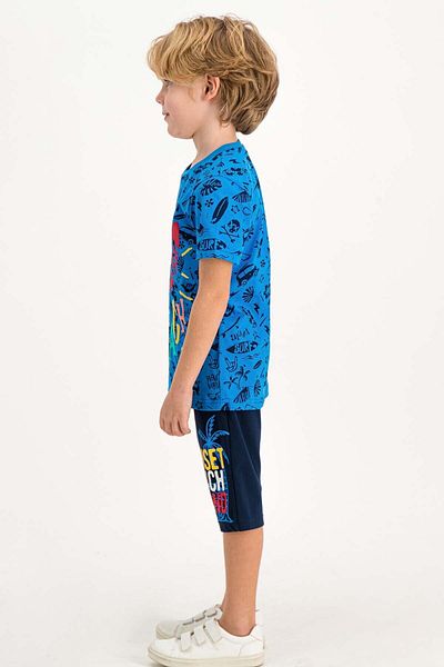 ROLY POLY Rolypoly Beach Surf Cobalt Boy Capri Set