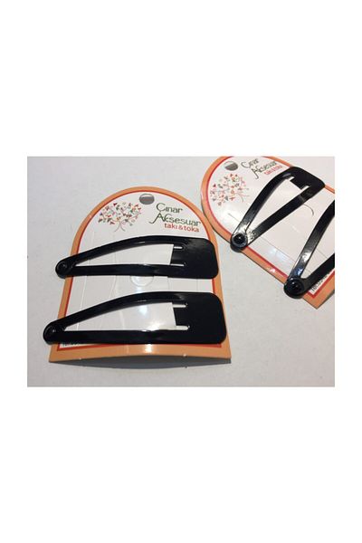 Çınar Aksesuar Plain Black Clip Buckle -