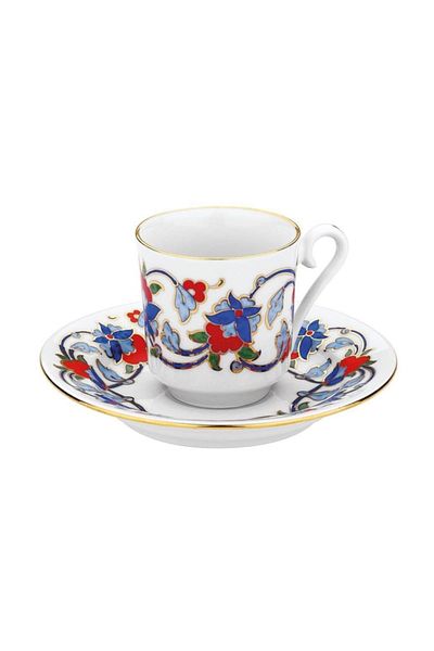 Kütahya Porselen 4 Piece Coffee Cup Set for 2 Persons GZ04KT07554