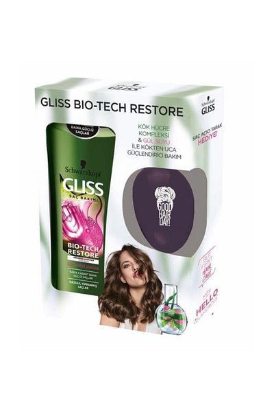 Gliss Bio-Tech 525 ml Shampoo + Comb