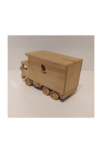 aliwooden Truck Piggy Bank