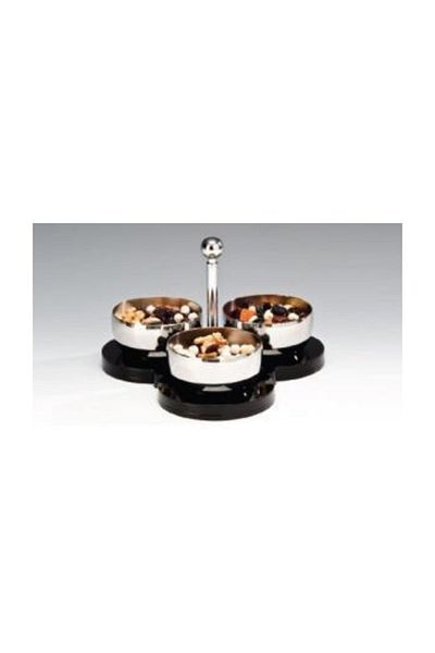 Zicco Cafe Home Type Acrylic Snack Bowl with Stand 304