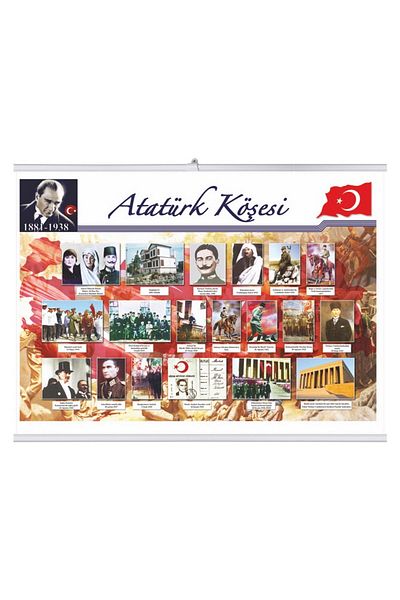 Gülpaş Colț Ataturk cu șipci din celofan (57*82)