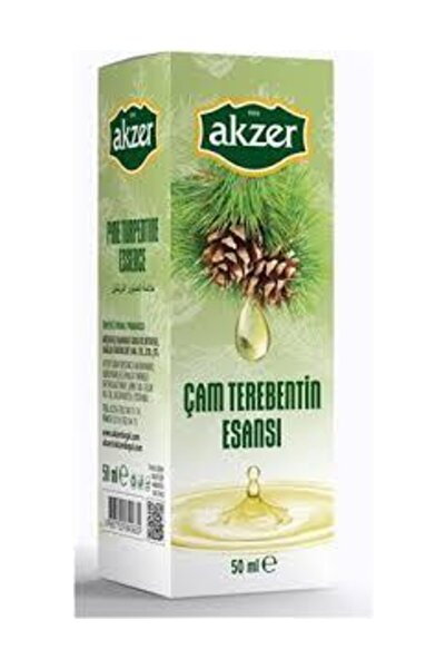 Akzer Doğal Aromatik Çamterebentin Yağı 50 Ml