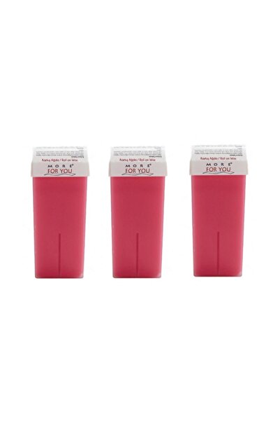 More For You Pembe Pudralı Kartuş Ağda (titainum) 100 Ml - 3 Adet