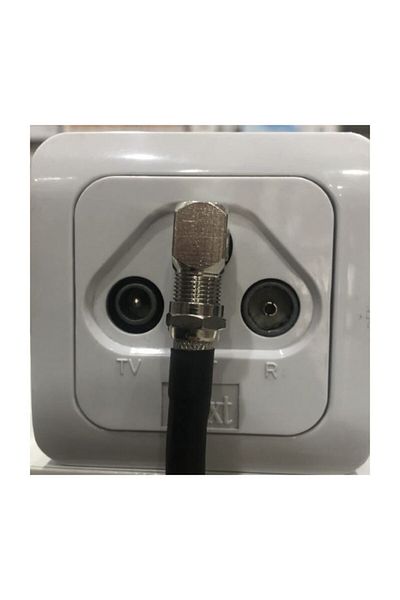 Next 10 Meters Copper Antenna Cable with L Type 90 Degree F Connector