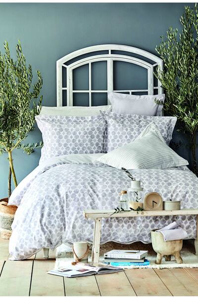 Karaca Home Amanda Gri Rnf Tek Kişilik Nevresim Takımı