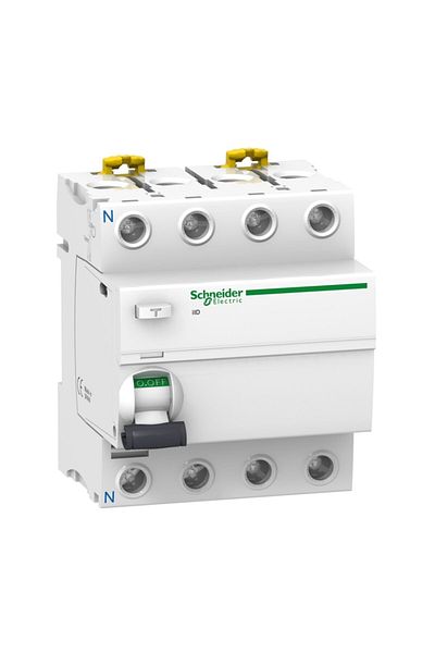 Schneider Electric A9r11480 80ampere 3phase-n 10ka 30ma Residual Current Protection Relay