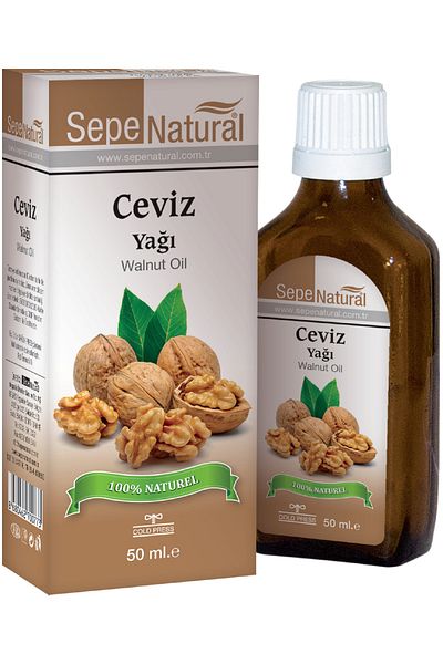 Sepe Natural 50 مل زيت الجوز البارد النقي 100%