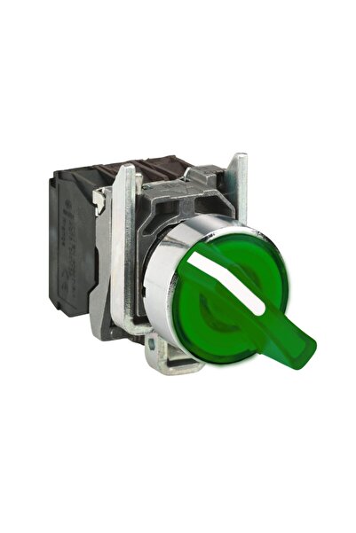 Schneider Electric Schneider Xb4bk133b5, Yeşil Işıklı Mandal Buton, 1na-1nk, ...